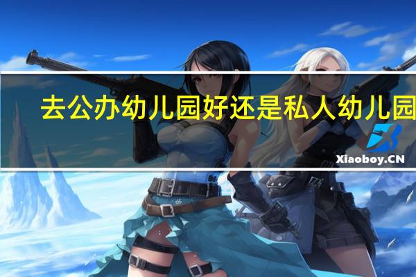 去公办幼儿园好还是私人幼儿园好