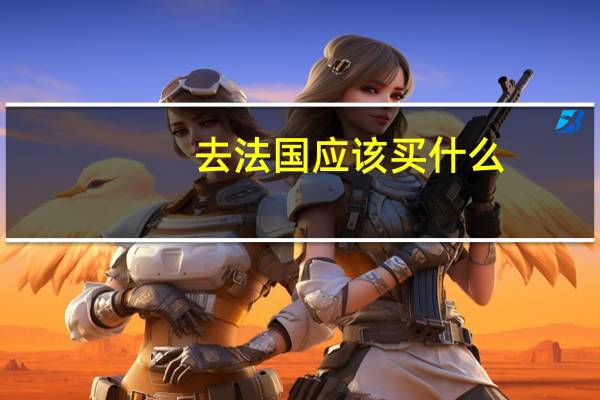 去法国应该买什么?