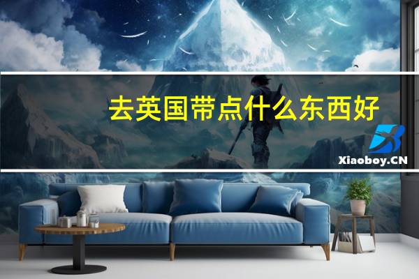 去英国带点什么东西好