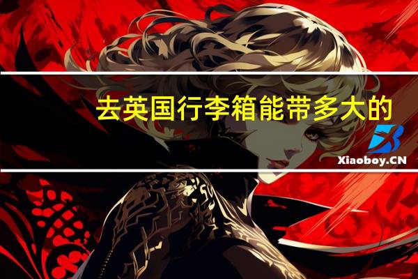 去英国行李箱能带多大的