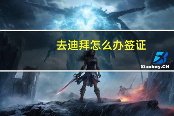 去迪拜怎么办签证