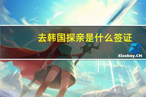 去韩国探亲是什么签证(去韩国探亲是什么签证类型)