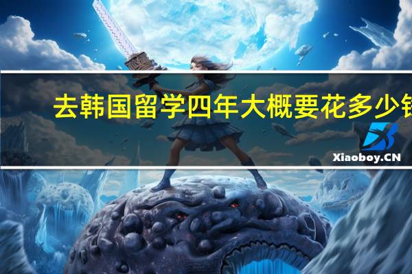 去韩国留学四年大概要花多少钱