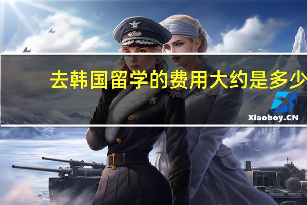 去韩国留学的费用大约是多少