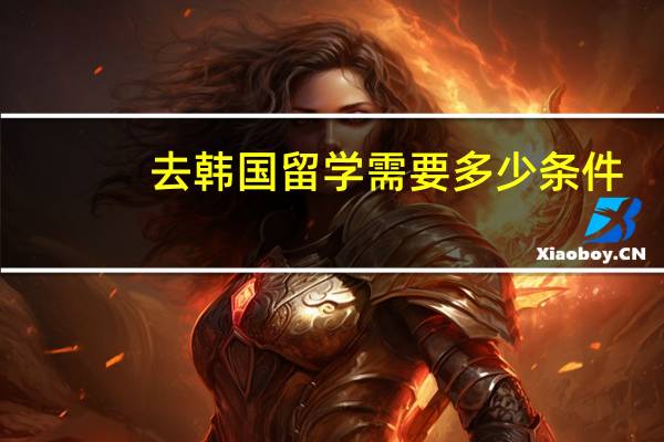 去韩国留学需要多少条件