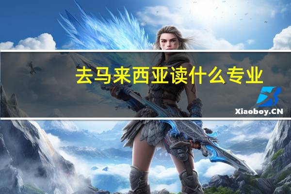 去马来西亚读什么专业