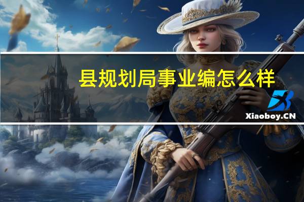 县规划局事业编怎么样