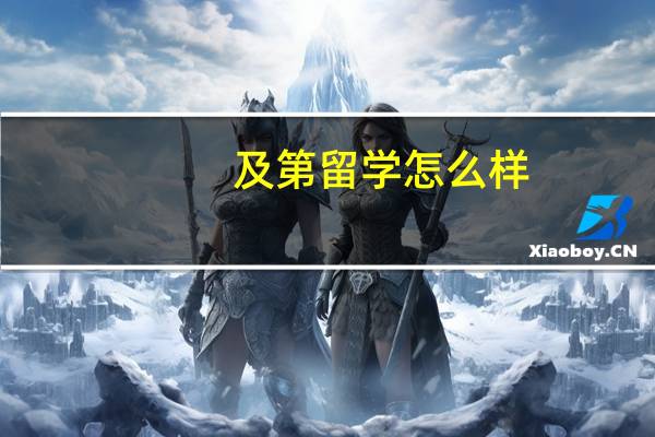 及第留学怎么样