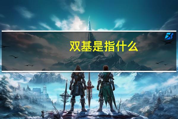 双基是指什么