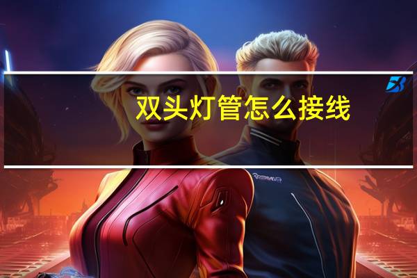 双头灯管怎么接线