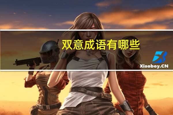 双意成语有哪些