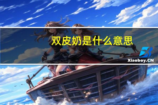 双皮奶是什么意思