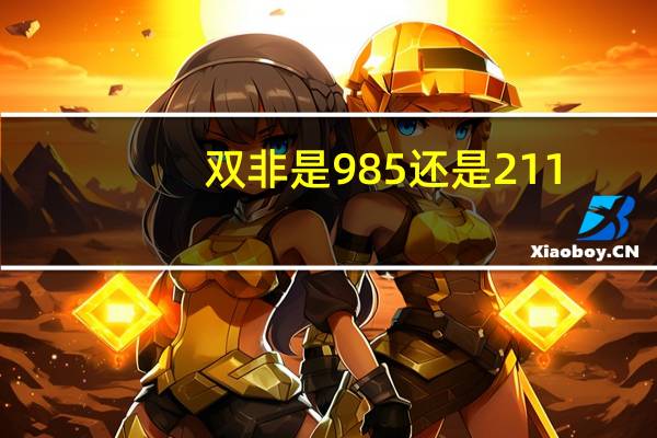双非是985还是211