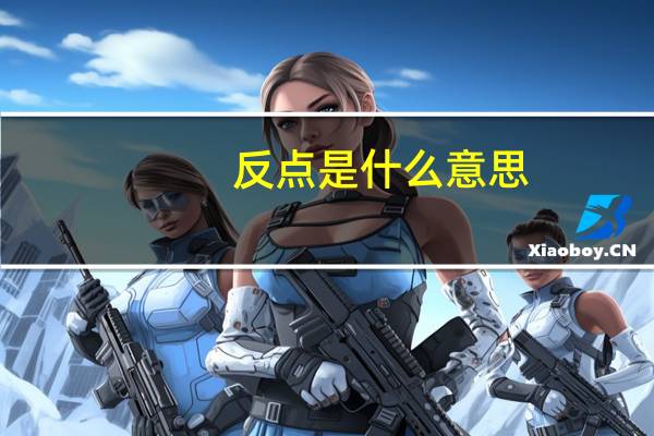 反点是什么意思