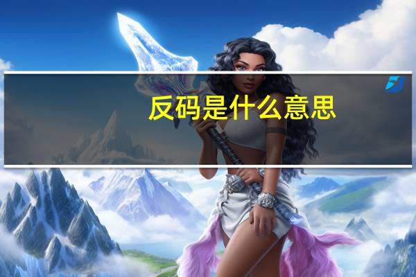 反码是什么意思