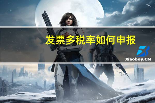 发票多税率如何申报