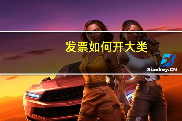 发票如何开大类