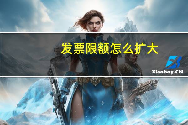 发票限额怎么扩大