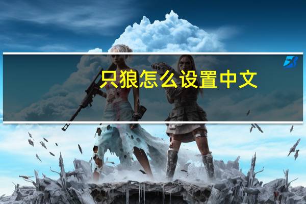 只狼怎么设置中文