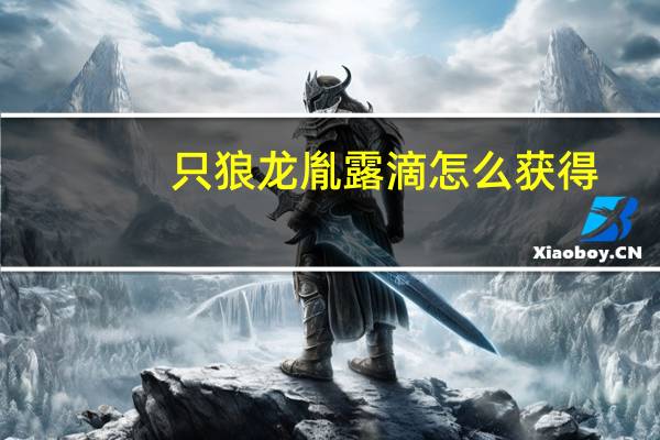 只狼龙胤露滴怎么获得