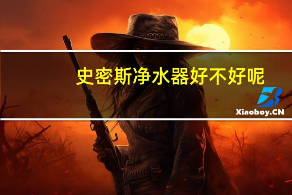 史密斯净水器好不好呢