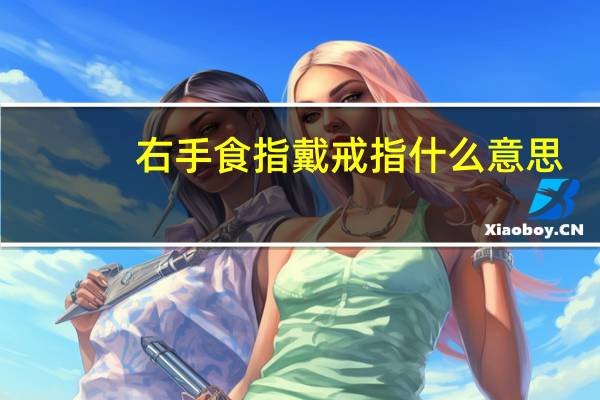 右手食指戴戒指什么意思