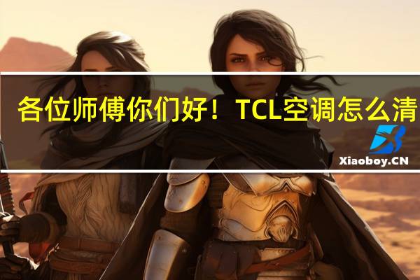 各位师傅你们好！TCL空调怎么清洗呢