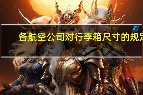 各航空公司对行李箱尺寸的规定