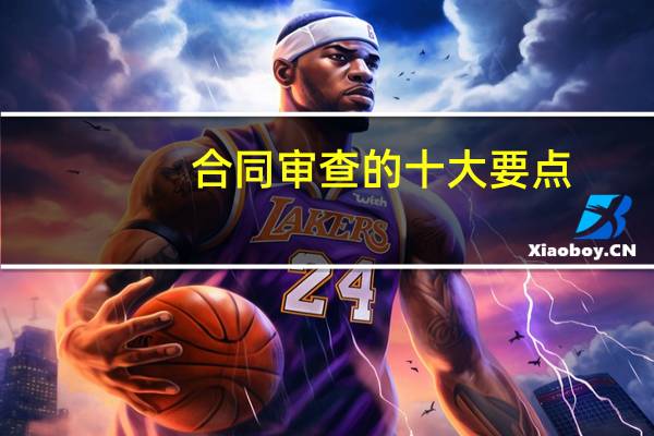 合同审查的十大要点