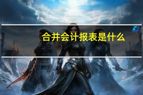 合并会计报表是什么