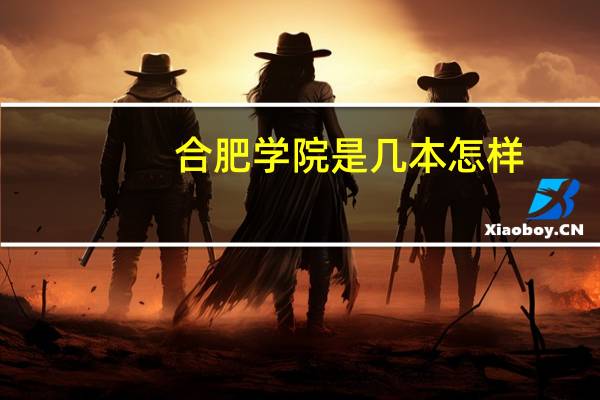 合肥学院是几本怎样