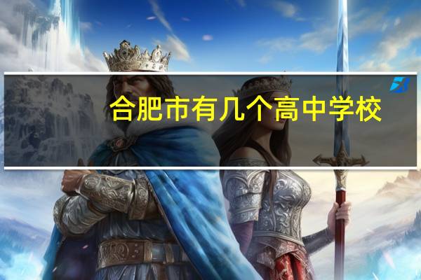 合肥市有几个高中学校