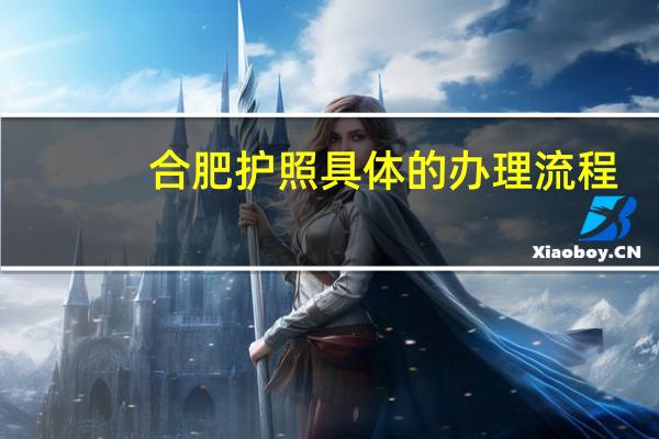 合肥护照具体的办理流程