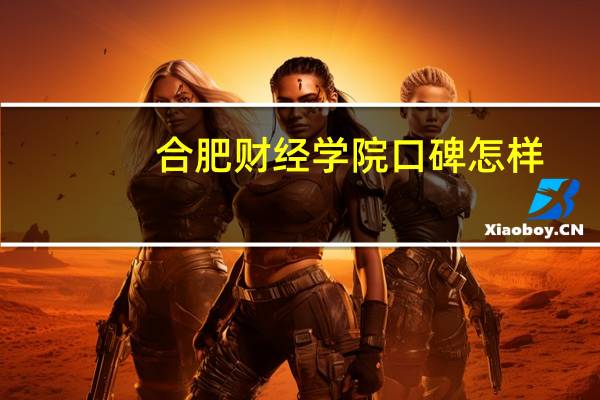 合肥财经学院口碑怎样