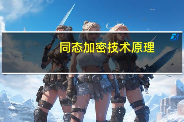 同态加密技术原理