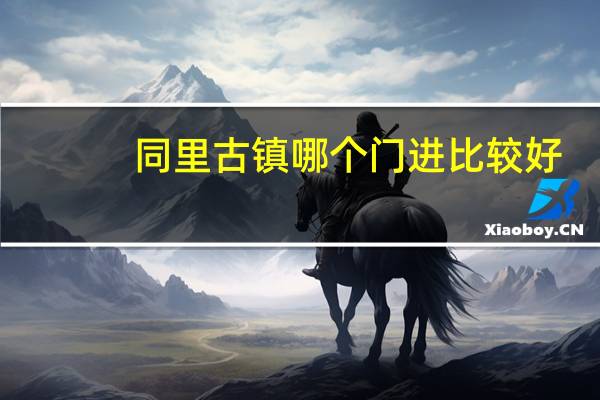 同里古镇哪个门进比较好