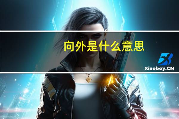 向外是什么意思