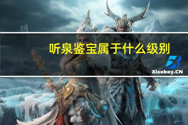 听泉鉴宝属于什么级别