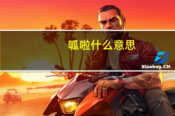 呱啦什么意思