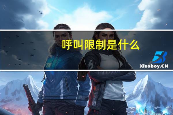 呼叫限制是什么