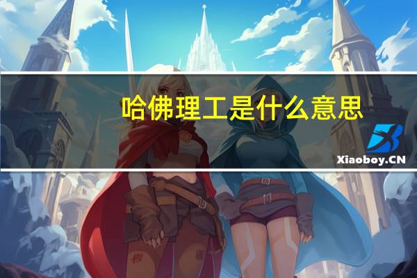 哈佛理工是什么意思