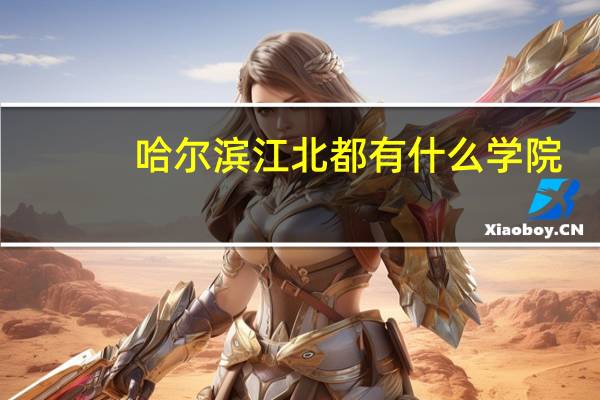 哈尔滨江北都有什么学院