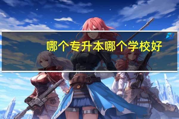 哪个专升本哪个学校好