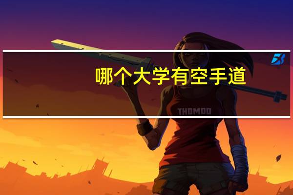 哪个大学有空手道