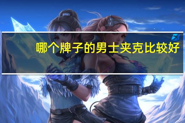 哪个牌子的男士夹克比较好
