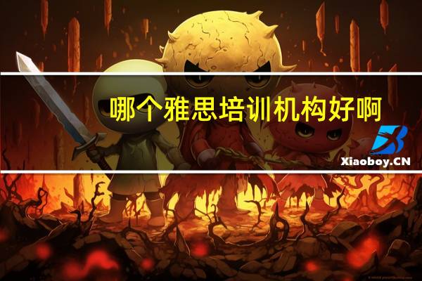 哪个雅思培训机构好啊