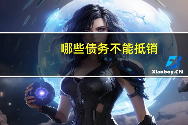 哪些债务不能抵销