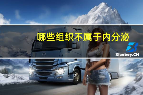 哪些组织不属于内分泌