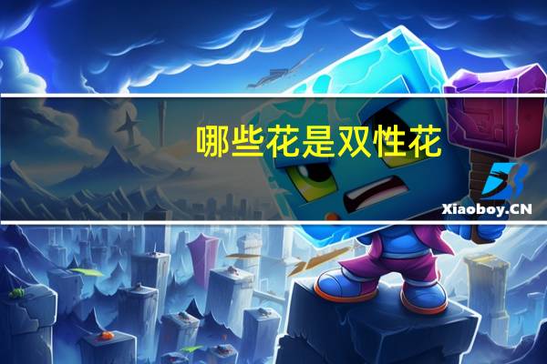 哪些花是双性花