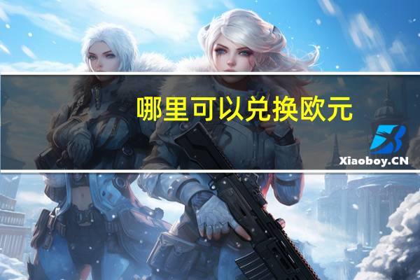 哪里可以兑换欧元